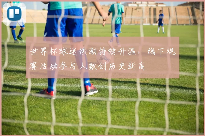 世界杯球迷热潮持续升温，线下观赛活动参与人数创历史新高